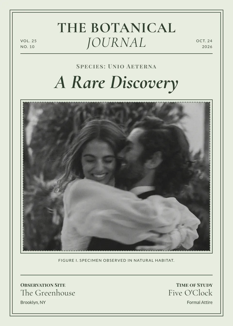 Botanical Journal design