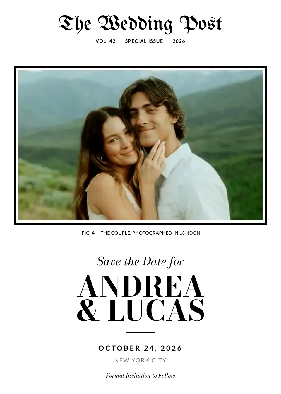 Editorial Frame design