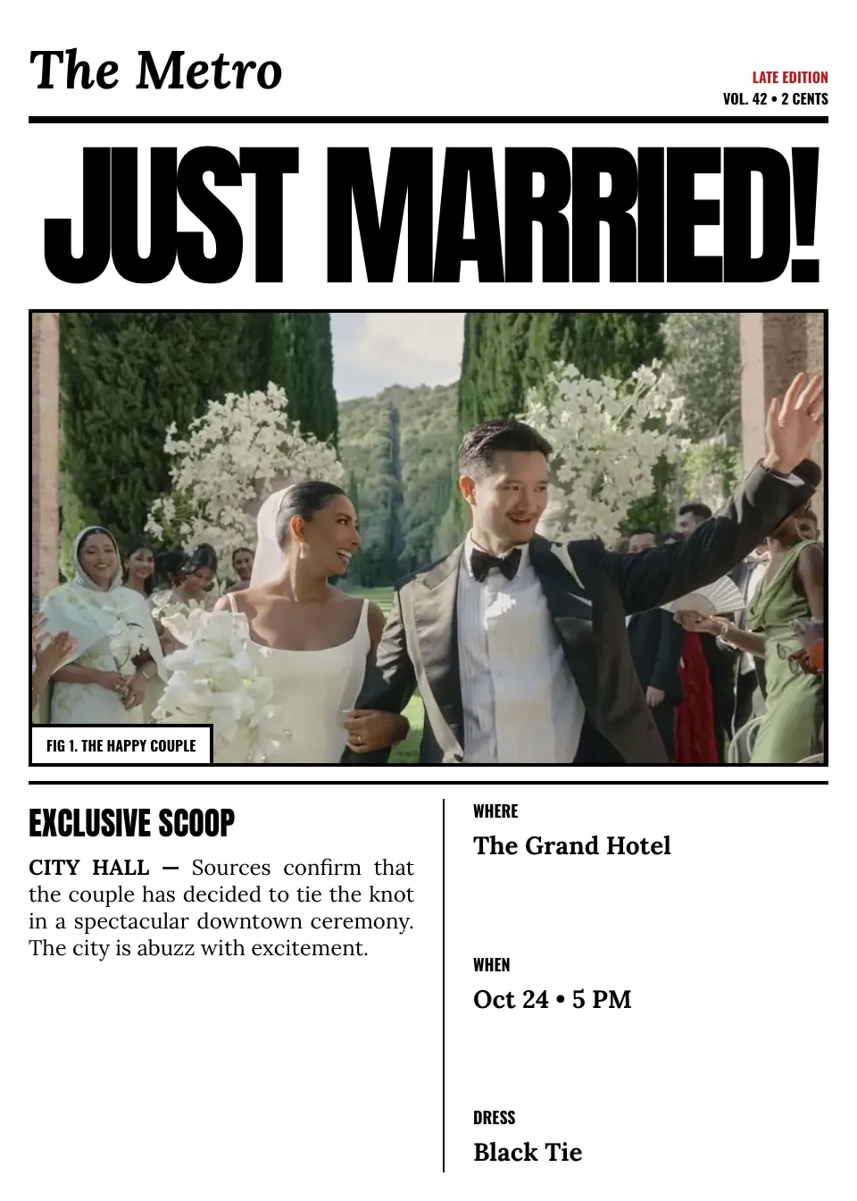 Metro Tabloid design